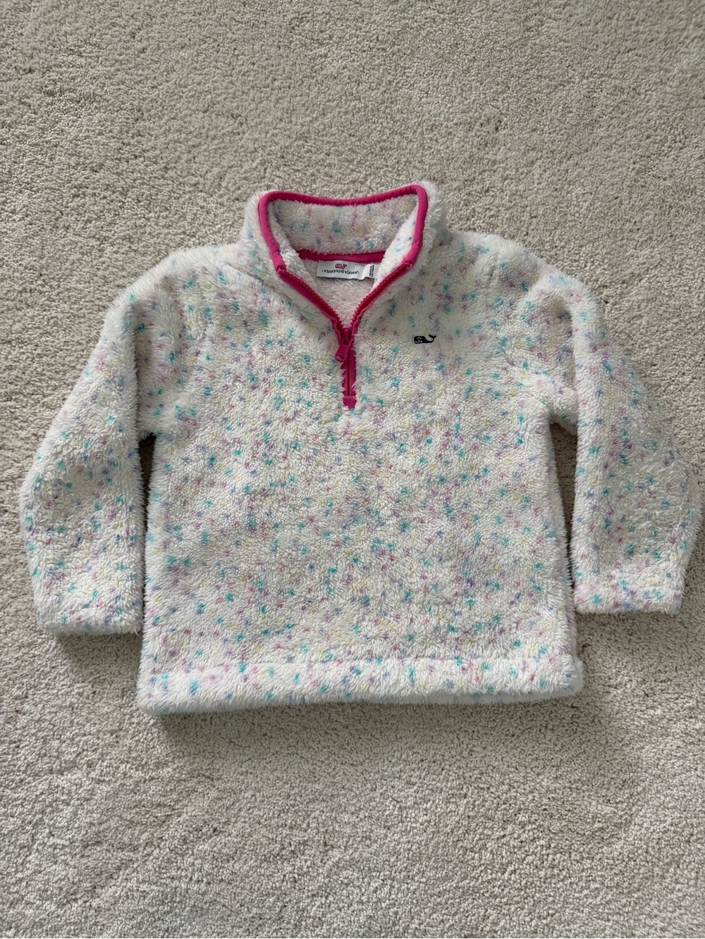 Toddler girls size 4T Vineyard Vines fleece quarter zip